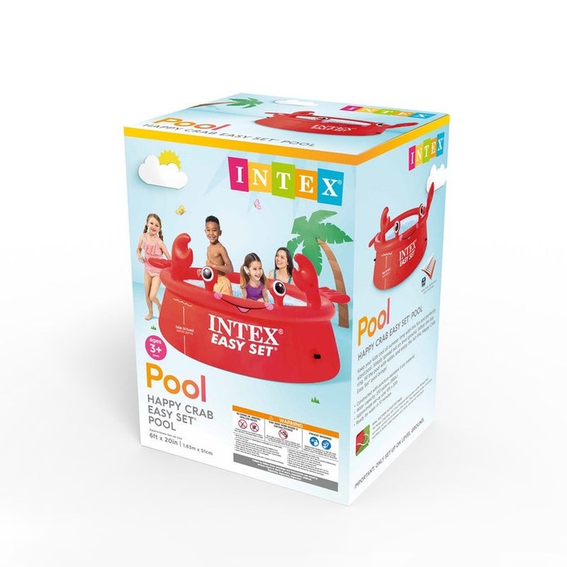 Intex - Easy Set Happy Crab Red Inflatable Pool 183x51 cm - 26100EH - Image 2